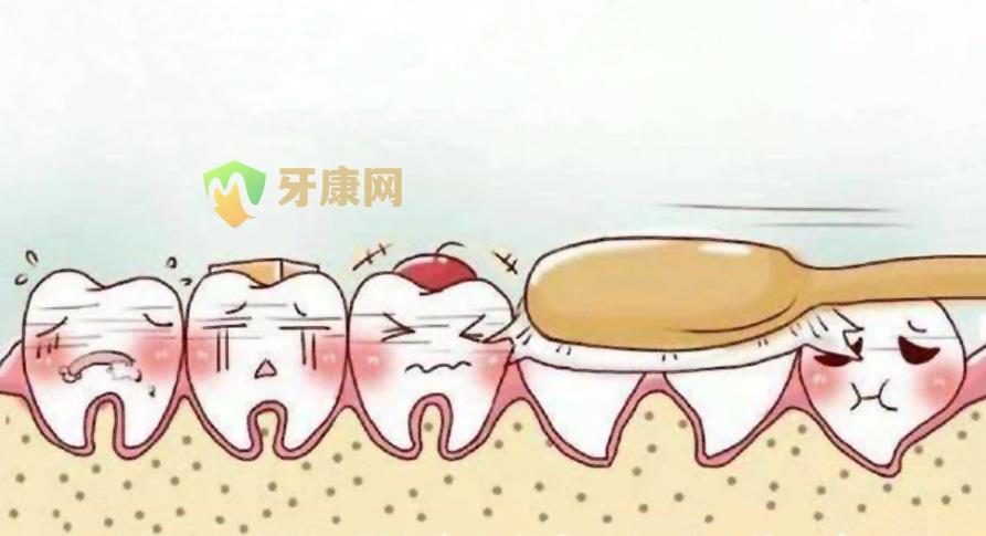 横向刷牙